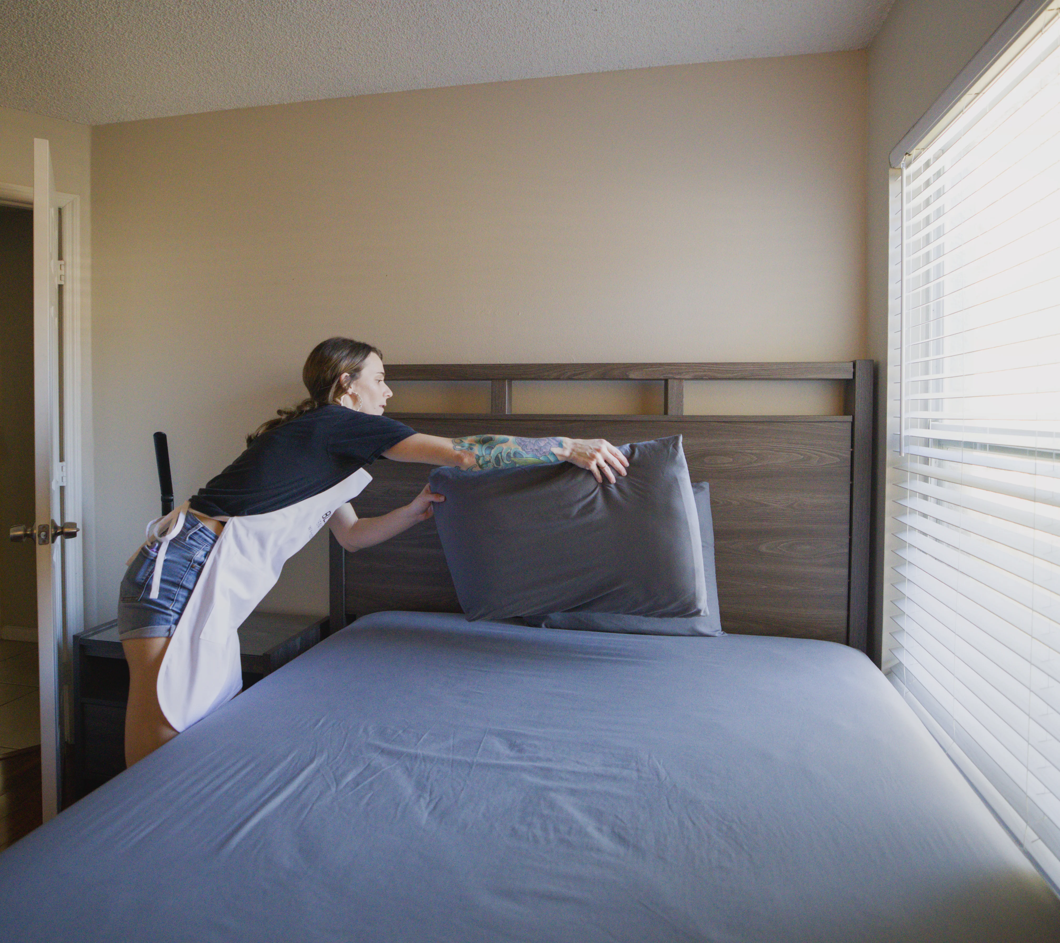 Blue Bunny vetted cleaning team at work